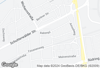 Karte mit Standort von Bäckerei-Konditorei Siegwart KG