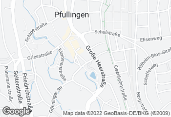 Karte mit Standort von Bäckerei Marquardt Pfullingen