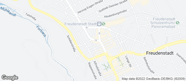 Karte mit Standort von Bäckerei Café Rundblick