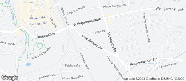 Karte mit Standort von Stadtbäckerei Dreher, Inh. Markus Dreher e.K.  Backwirtschaft
