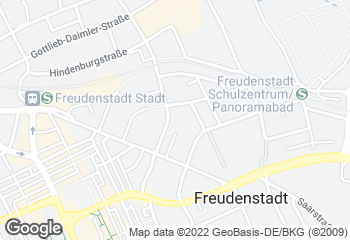 Karte mit Standort von Zieglers Bäckerei-Cafe Freudenstadt