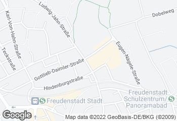 Karte mit Standort von Filiale Schwarzwald Center