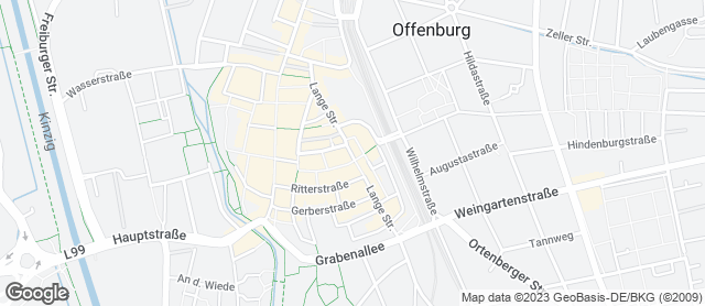 Karte mit Standort von Langs Backstube am Lindenplatz