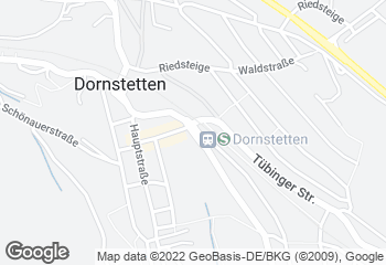 Karte mit Standort von Zieglers Bäckerei-Cafe Dornstetten