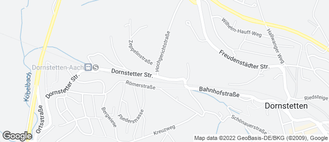 Karte mit Standort von Zieglers Backstube LIDL Dornstetten