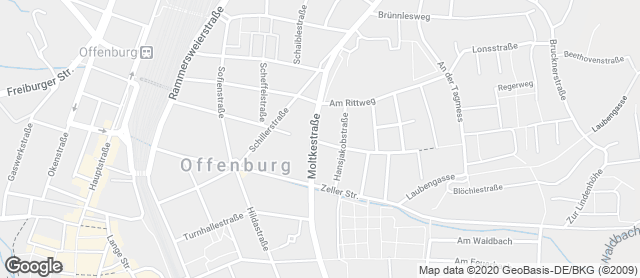 Karte mit Standort von Bäckerei-Konditorei Siegwart