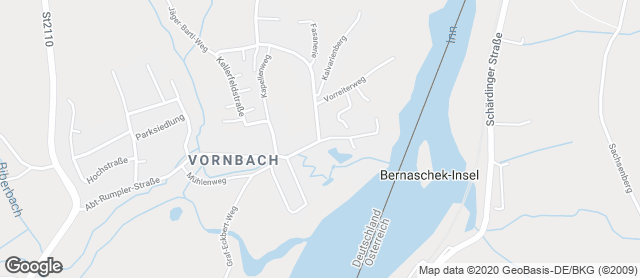 Karte mit Standort von Bäckerei Donaubauer