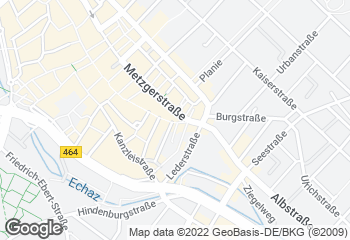 Karte mit Standort von Bäckerei-Konditorei Padeffke GmbH