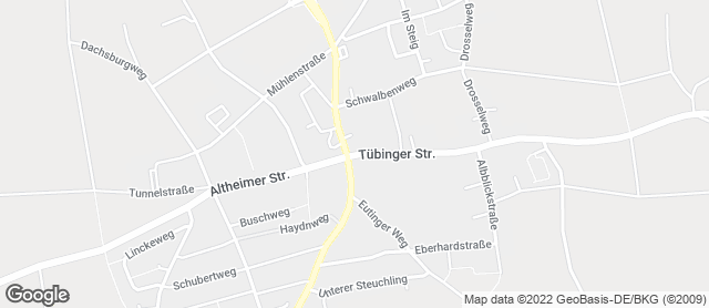Karte mit Standort von Bäckerei Seeger