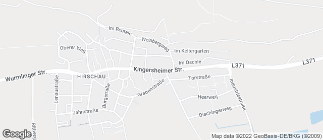 Karte mit Standort von Café Bäcker Mayer Hirschau