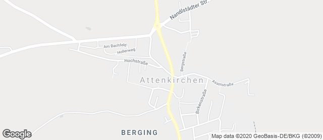 Karte mit Standort von Bäckerei Schindele
