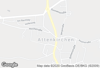 Karte mit Standort von Bäckerei Schindele