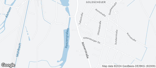Karte mit Standort von Bäckerei Kiefer