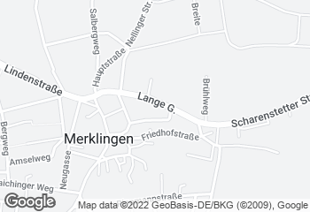 Karte mit Standort von Bäckerei Scheiffele
