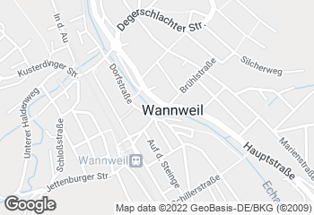 Karte mit Standort von Café Bäcker Mayer Wannweil