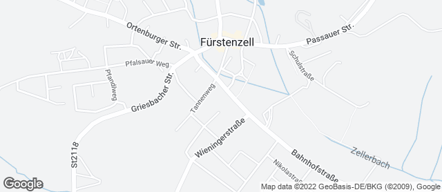 Karte mit Standort von Wagner GmbH - Bäckerei-Konditorei (Netto-Markt)