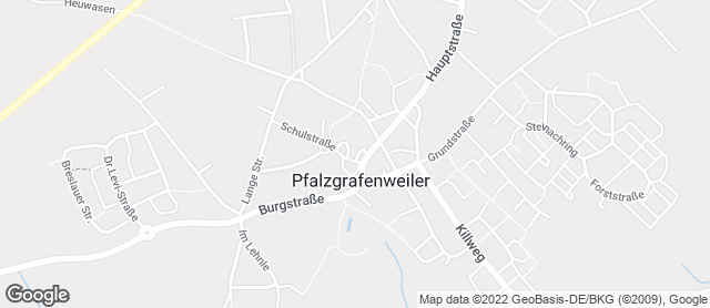 Karte mit Standort von Bäckerei Broß