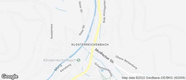 Karte mit Standort von Zieglers Backstube NETTO Klosterreichenbach