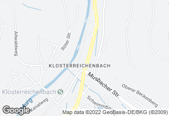 Karte mit Standort von Zieglers Backstube NETTO Klosterreichenbach