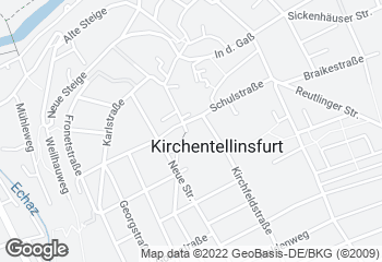 Karte mit Standort von Bäckerei-Konditorei Padeffke GmbH
