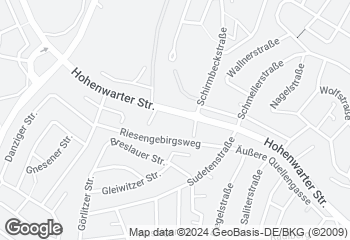 Karte mit Standort von Backstube Wünsche GmbH