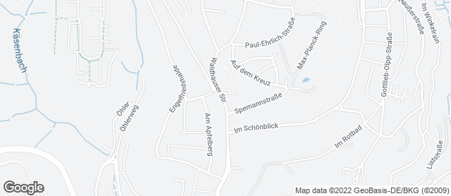 Karte mit Standort von Bäckerei Gehr GmbH - Schönblick