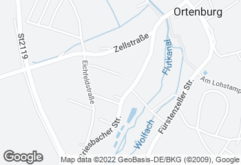 Karte mit Standort von Wagner GmbH - Bäckerei-Konditorei (Netto-Markt)