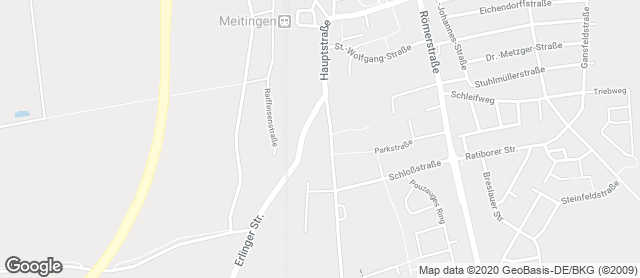 Karte mit Standort von Ihle - Rewe Meitingen