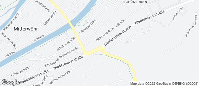 Karte mit Standort von Bäckerei Mareis GmbH