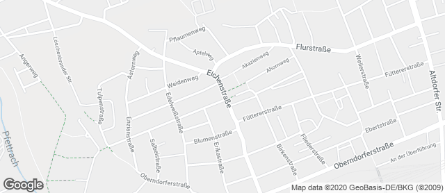 Karte mit Standort von Bäckerei Konditorei Wackerl e.K.