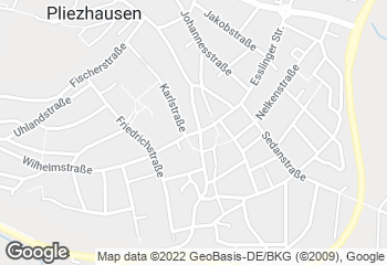 Karte mit Standort von Café Bäcker Mayer Pliezhausen