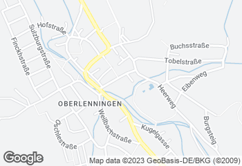 Karte mit Standort von Bäckerei Bohnacker