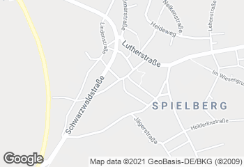 Karte mit Standort von Bäckerei Köhler