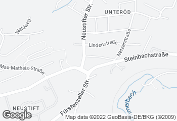 Karte mit Standort von Bäckerei Landbäckerei Edlfurtner