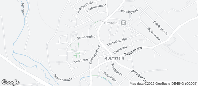 Karte mit Standort von Bäckerei Weinberg