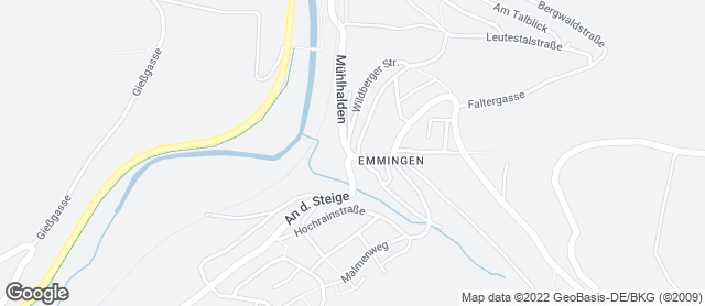 Karte mit Standort von Bäckerei Neuffer