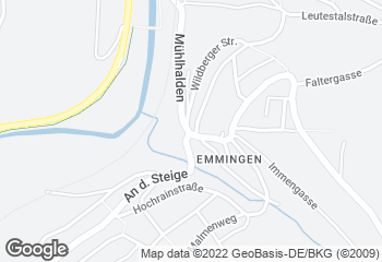 Karte mit Standort von Bäckerei Neuffer