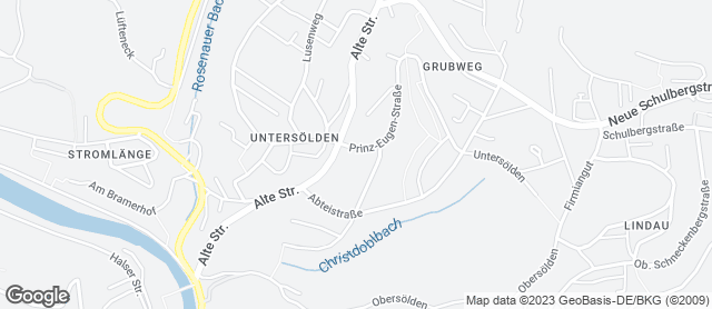 Karte mit Standort von Bäckerei Pilger (Passau Grubweg)