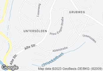 Karte mit Standort von Bäckerei Pilger (Passau Grubweg)