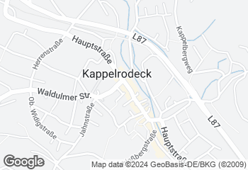Karte mit Standort von Bäckerei Schneider