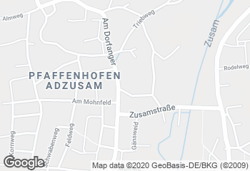 Karte mit Standort von Bäckerei Liepert
