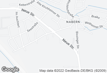 Karte mit Standort von Backstube Goll Gmbh Kirchheim-Nabern