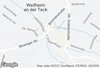 Karte mit Standort von Bäckerei Scholderbeck - Weilheim Marktplatz