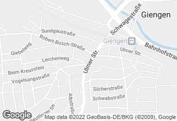 Karte mit Standort von Bäckerei Hochstatter