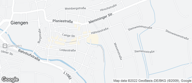 Karte mit Standort von Bäckerei Staib GmbH & Co. KG