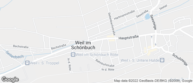 Karte mit Standort von Bäckerei Schmid