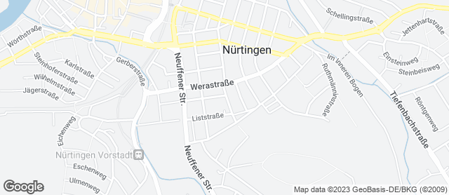 Karte mit Standort von Bäckerei Krauss