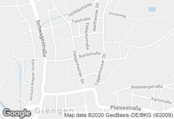 Karte mit Standort von Bäckerei Ave