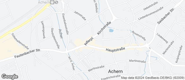 Karte mit Standort von Peter’s gute Backstube am Adlerplatz