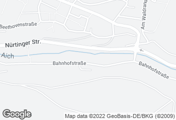 Karte mit Standort von Bäckerei Treiber, Waldenbuch